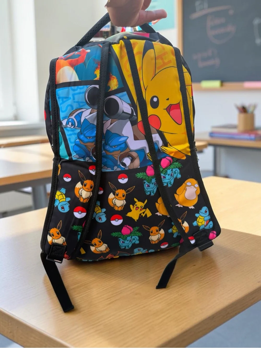 Pikachu & Pokémon Character Kids Backpack - Yellow/Black